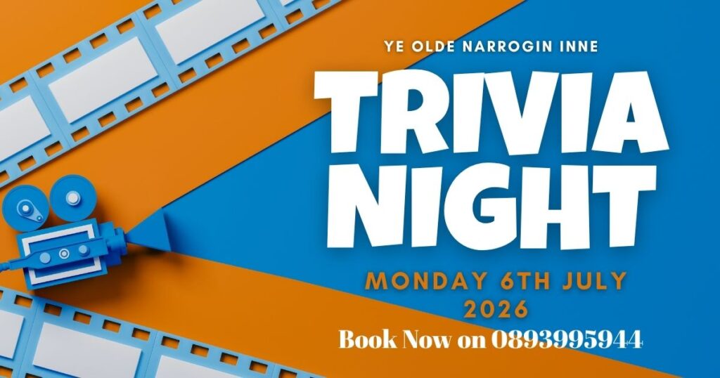Blue and Orange Bold Movie Night Facebook Post 1