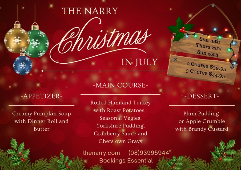 in July Menu 1