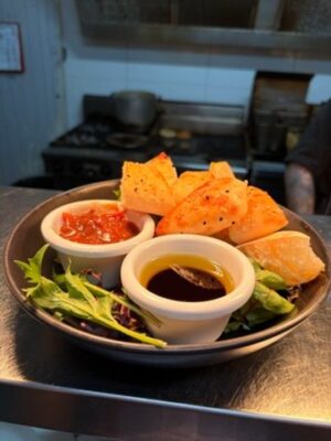Turkish Bread and Dips (2)